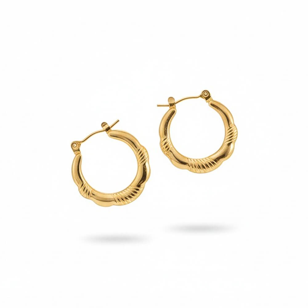 Raae Anti-Tarnish Designer Hoop Earrings